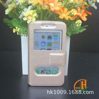 【新款蠶絲紋雙開(kāi)窗萬(wàn)能皮套 觸屏滑蓋式支架免打孔保護(hù)套 工廠直銷】?jī)r(jià)格,廠家,圖片,手機(jī)保護(hù)套/保護(hù)殼,陳連妹(個(gè)體經(jīng)營(yíng))-